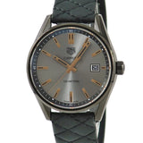Tag Heuer Carrera Special Edition Black Dial Black Leather Strap Watch for Women - WAR1113.FC6392