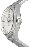 Tag Heuer Carrera Calibre 5 Automatic 41mm White Dial Silver Steel Strap Watch for Men - WAR201B.BA0723