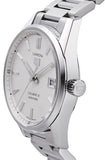 Tag Heuer Carrera Automatic Caliber 5 White Dial Silver Steel Strap Watch for Men - WAR211B.BA0782