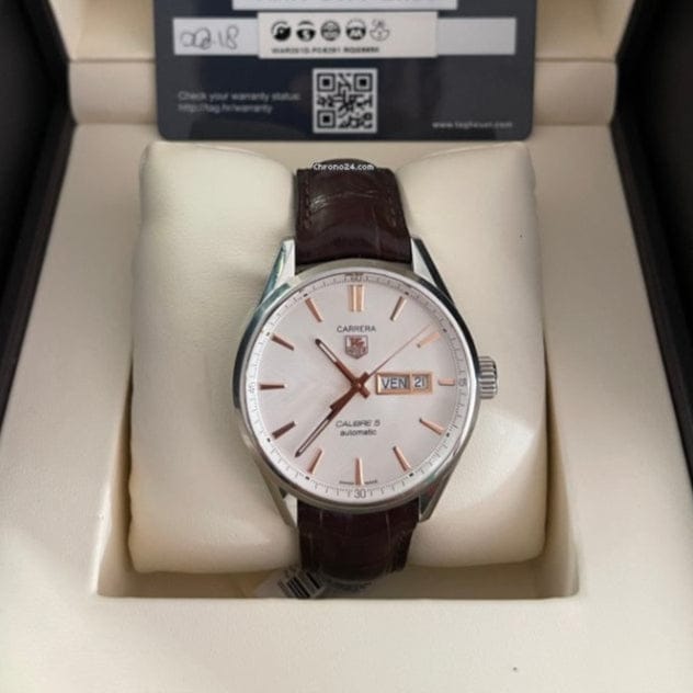 Tag Heuer Carrera White Dial Watch for Men - WAR201D.FC6291