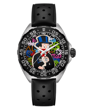Tag Heuer Formula 1 Alec Monopoly Black Dial Watch for Men - WAZ1117.FT8023