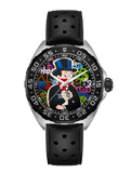 Tag Heuer Formula 1 Alec Monopoly Special Edition Black Rubber Strap Watch for Men - WAZ1117.FT8023