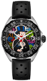 Tag Heuer Formula 1 Alec Monopoly Special Edition Black Rubber Strap Watch for Men - WAZ1117.FT8023