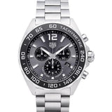 Tag Heuer Formula 1 Anthracite Dial Silver Steel Strap Watch for Men - CAZ1011.BA0842