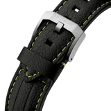 Tag Heuer Formula 1 Aston Martin Black Dial Black Leather Strap Watch for Men - CAZ101P.FC8245