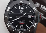 Tag Heuer Formula 1 Automatic Black Dial Black Rubber Strap Watch for Men - WAZ2115.FT8023