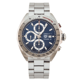 Tag Heuer Formula 1 Automatic Chronograph Blue Dial Silver Strap Watch for Men - CAZ2015.BA0876