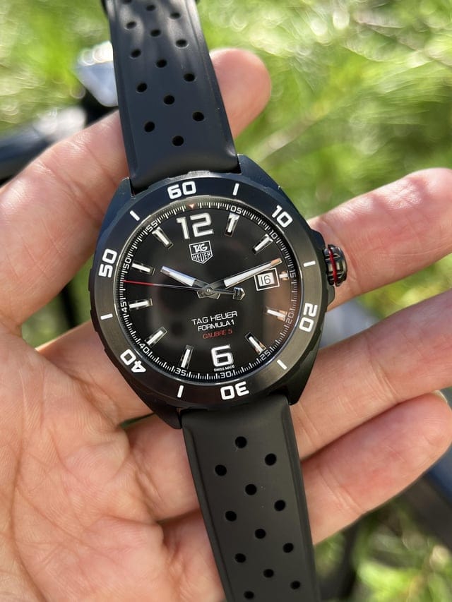 Tag Heuer Formula 1 Black Dial Strap Watch for Men - WAZ2115.FT8023