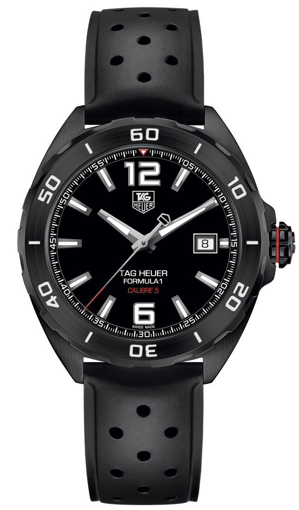 Tag Heuer Formula 1 Black Dial Strap Watch for Men - WAZ2115.FT8023
