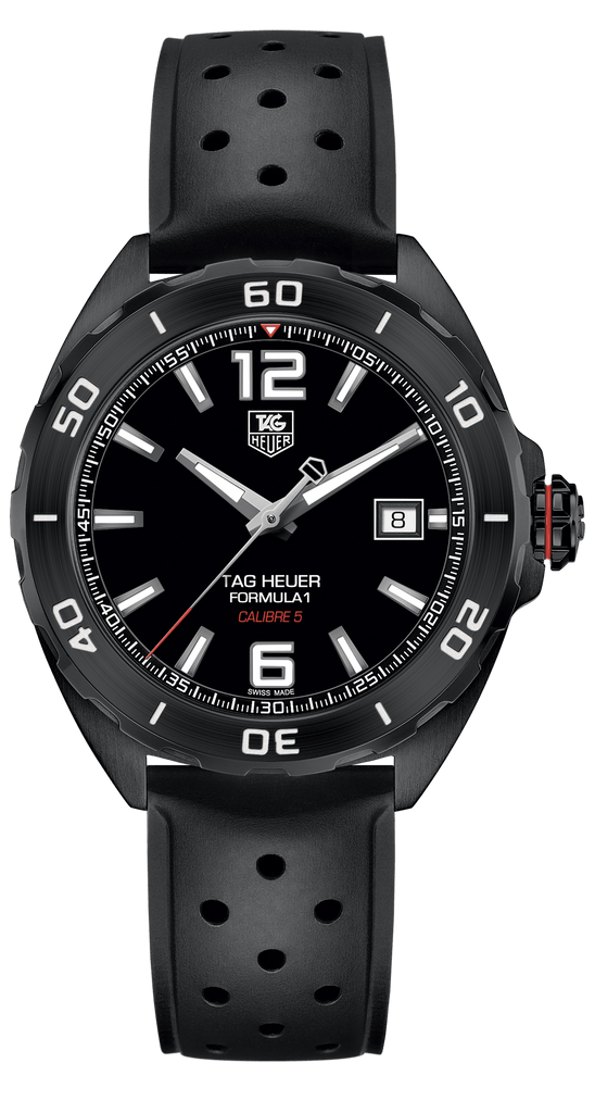 Tag Heuer Formula 1 Black Dial Strap Watch for Men - WAZ2115.FT8023