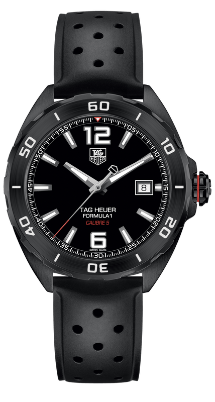 Tag Heuer Formula 1 Black Dial Strap Watch for Men - WAZ2115.FT8023