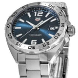 Tag Heuer Formula 1 Blue Dial Silver Steel Strap Watch for Men - WAZ1118.BA0875
