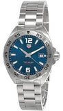 Tag Heuer Formula 1 Blue Dial Silver Steel Strap Watch for Men - WAZ1118.BA0875