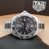Tag Heuer Formula 1 Calibre 5 Chronograph Anthracite Dial Silver Steel Strap Watch for Men - WAZ2011.BA0842