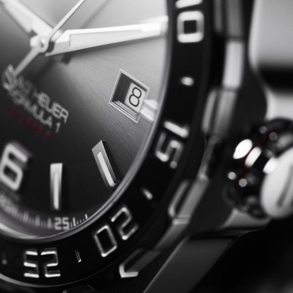 Tag Heuer Formula 1 Calibre 5 Chronograph Anthracite Dial Silver Steel Strap Watch for Men - WAZ2011.BA0842
