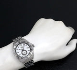 Tag Heuer Formula 1  Calibre 6 Automatic White Dial Silver Steel Strap Watch for Men - WAZ2013.BA0842