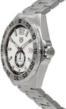 Tag Heuer Formula 1  Calibre 6 Automatic White Dial Silver Steel Strap Watch for Men - WAZ2013.BA0842