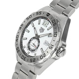 Tag Heuer Formula 1  Calibre 6 Automatic White Dial Silver Steel Strap Watch for Men - WAZ2013.BA0842