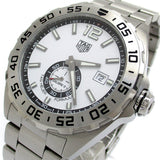 Tag Heuer Formula 1  Calibre 6 Automatic White Dial Silver Steel Strap Watch for Men - WAZ2013.BA0842
