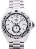 Tag Heuer Formula 1  Calibre 6 Automatic White Dial Silver Steel Strap Watch for Men - WAZ2013.BA0842