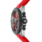 Tag Heuer Formula 1 Chronograph 41mm Red Dial Red Rubber Strap Watch for Men - CAZ101AN.FT8055