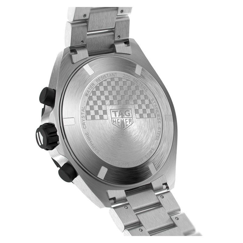 Tag Heuer Formula 1 Chronograph Black Dial Silver Steel Strap Watch for Men - CAZ1010.BA0842