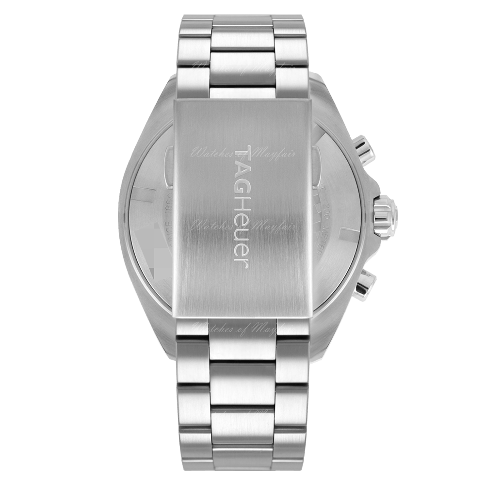 Tag Heuer Formula 1 Chronograph Black Dial Silver Steel Strap Watch for Men- CAZ101AC.BA0842