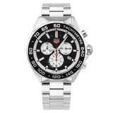 Tag Heuer Formula 1 Chronograph Black Dial Silver Steel Strap Watch for Men - CAZ101E.BA0842