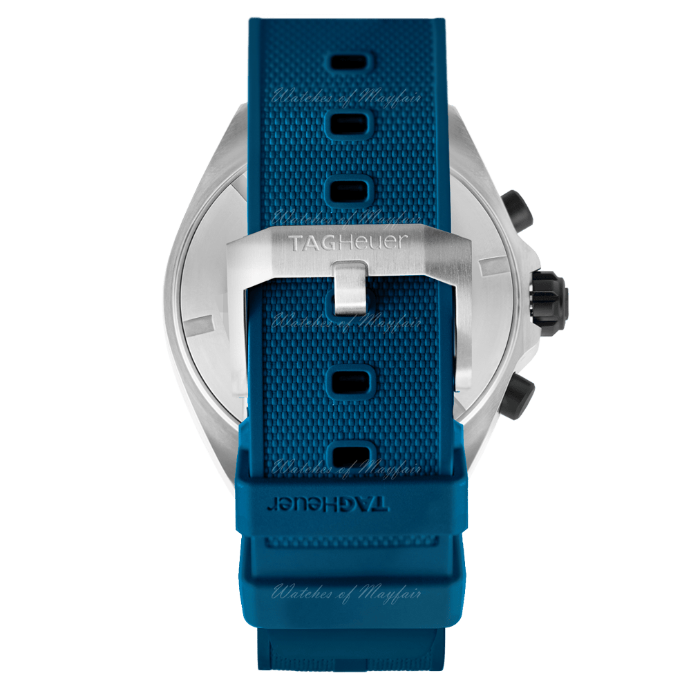 Tag Heuer Formula 1 Chronograph Blue Dial Blue Rubber Strap Watch for Men - CAZ101AV.FT8077