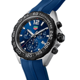 Tag Heuer Formula 1 Chronograph Blue Dial Blue Rubber Strap Watch for Men - CAZ101AV.FT8077