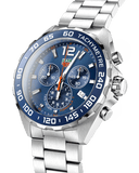Tag Heuer Formula 1 Chronograph Blue Dial Silver Steel Strap Watch for Men - CAZ1014.BA0842