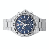 Tag Heuer Formula 1 Chronograph Blue Dial Silver Steel Strap Watch for Men - CAZ101K.BA0842