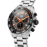Tag Heuer Formula 1 Chronograph Ceramic Black Dial Silver Steel Strap Watch for Men - CAZ101AH.BA0842