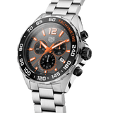 Tag Heuer Formula 1 Chronograph Ceramic Black Dial Silver Steel Strap Watch for Men - CAZ101AH.BA0842