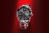 Tag Heuer Formula 1 Chronograph Senna Grey Dial Silver Steel Strap Watch for Men - CAZ201D.BA0633