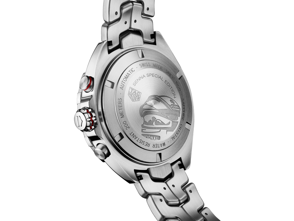 Tag Heuer Formula 1 Chronograph Senna Grey Dial Silver Steel Strap Watch for Men - CAZ201D.BA0633