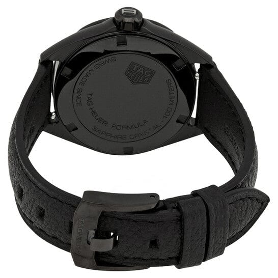 Tag Heuer Formula 1 Diamonds Black Dial Black Leather Strap Watch for Women - WBJ1417.FC8234