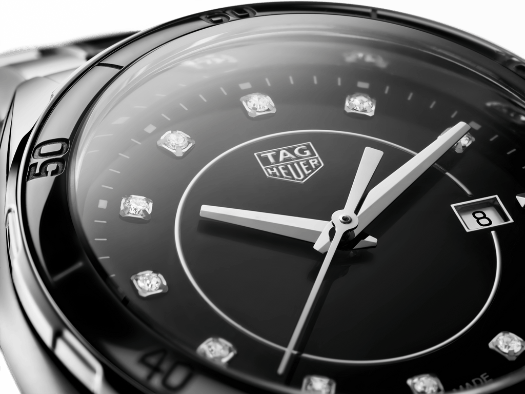 Tag Heuer Formula 1 Diamonds Black Dial Two Tone Steel Strap Watch for Women - WBJ141AB.BA0973
