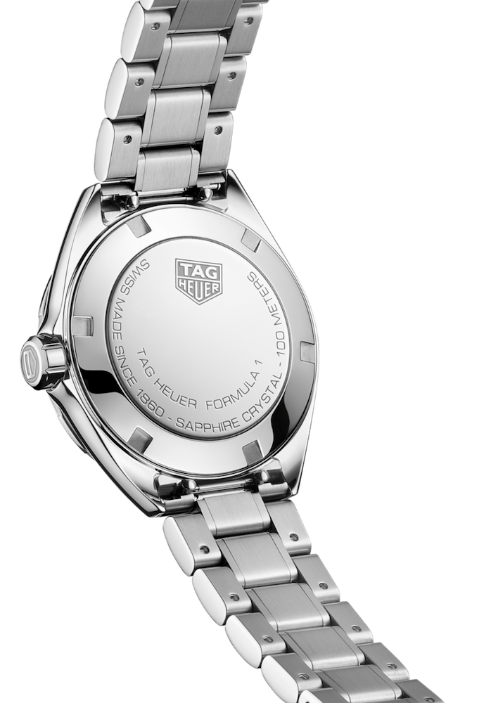 Tag Heuer Formula 1 Diamonds Mother Of Pearl White Dial Silver Steel Strap Watch for Women - WBJ1419.BA0664