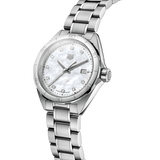 Tag Heuer Formula 1 Diamonds Mother Of Pearl White Dial Silver Steel Strap Watch for Women - WBJ1419.BA0664