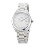 Tag Heuer Formula 1 Diamonds Mother Of Pearl White Dial Silver Steel Strap Watch for Women - WBJ1419.BA0664