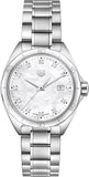 Tag Heuer Formula 1 Diamonds Mother Of Pearl White Dial Silver Steel Strap Watch for Women - WBJ1419.BA0664
