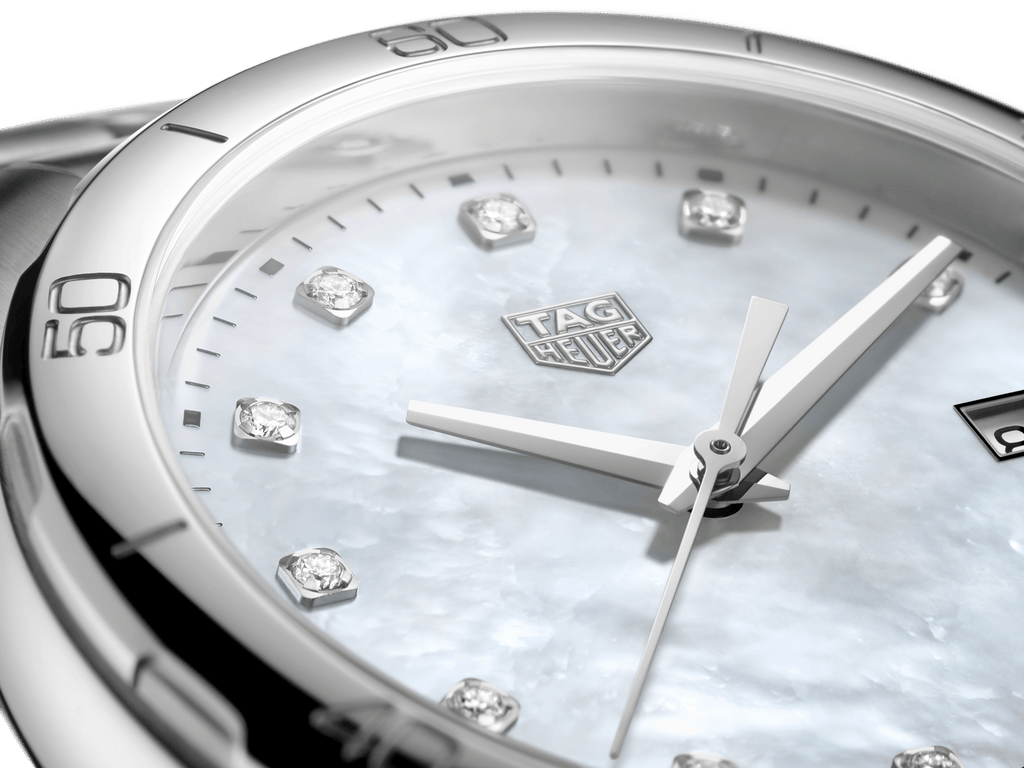 Tag Heuer Formula 1 Diamonds Mother of Pearl White Dial Watch for Women - WBJ1319.BA0666