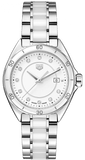 Tag Heuer Formula 1 Diamonds White Dial Two Tone Steel Strap Watch for Women - WBJ141AD.BA0974
