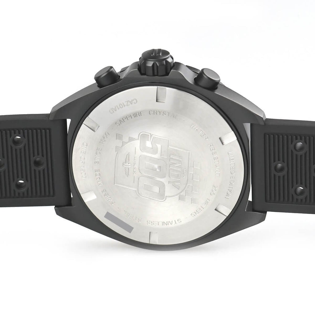 Tag Heuer Formula 1 Indy 500 Limited Edition Chronograph Black Dial Black Rubber Strap Watch for Men - CAZ101AD.FT8024