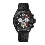 Tag Heuer Formula 1 Indy 500 Limited Edition Chronograph Black Dial Black Rubber Strap Watch for Men - CAZ101AD.FT8024