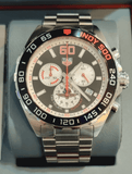 Tag Heuer Formula 1 Indy 500 Special Edition Black Dial Silver Steel Strap Watch for Men - CAZ101V.BA0842