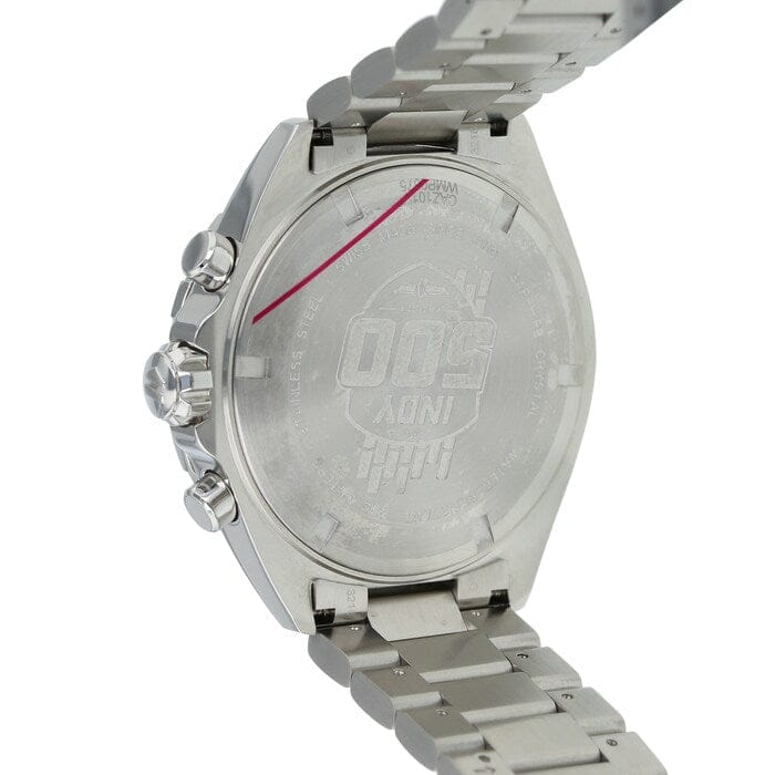 Tag Heuer Formula 1 Indy 500 Special Edition Black Dial Silver Steel Strap Watch for Men - CAZ101V.BA0842