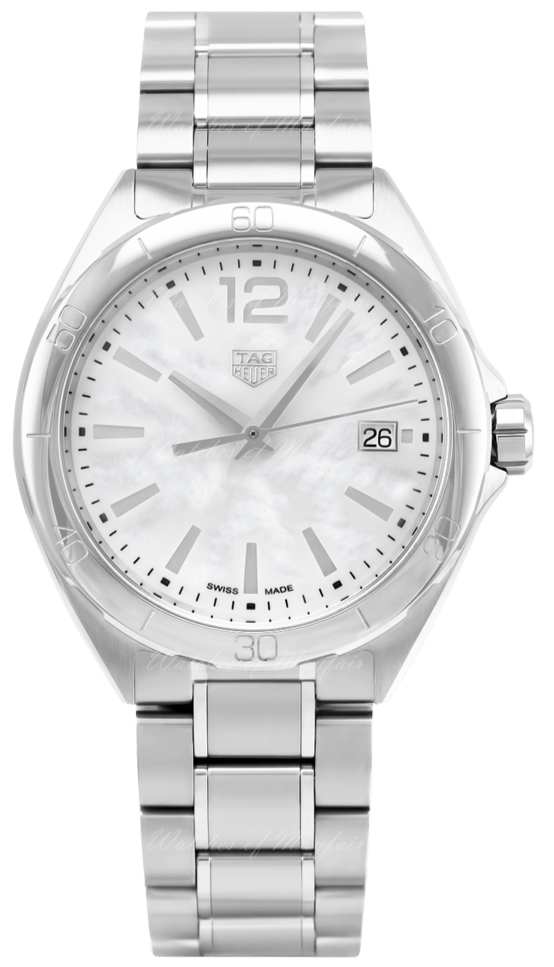 Tag Heuer Formula 1 Mother of Pearl White Dial Silver Steel Strap Watch for Women - WBJ1318.BA0666