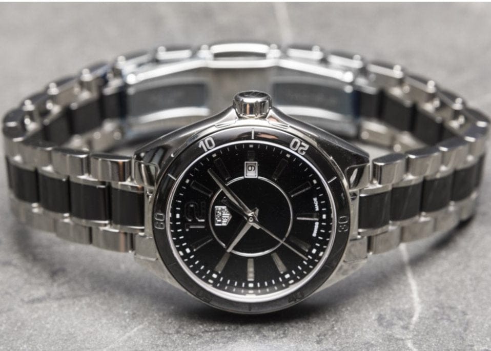 Tag Heuer Formula 1 Quartz Black Dial Two Tone Steel Strap Watch for Women - WBJ141AA.BA0973